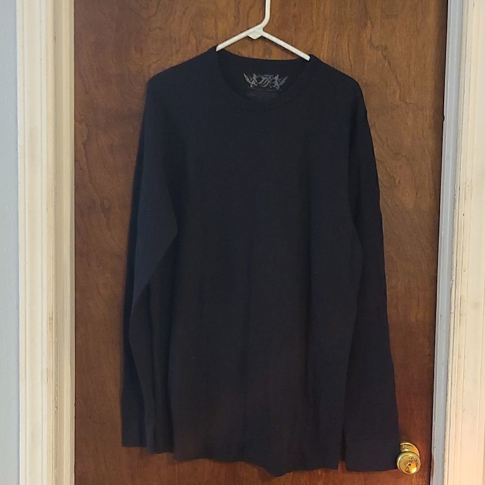 Men's 2XL Black Long Sleeve Jersey